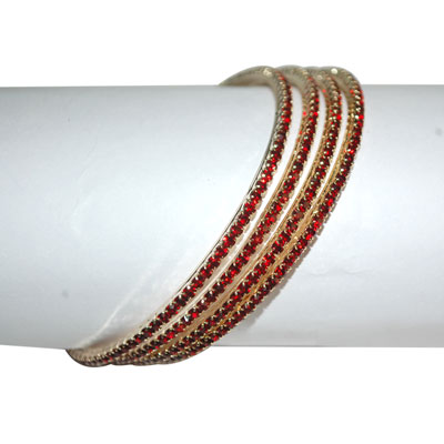 "Stone Bangles - MGR -719-001 (4 Bangles) - Click here to View more details about this Product
